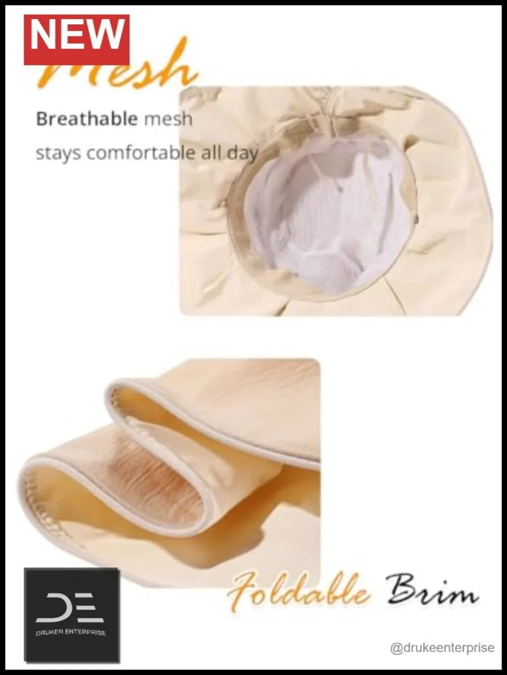 Wide Brim Sun Hat UPF 80+ UV Protection Foldable Packable Travel Beach Outdoor